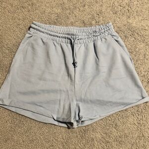 Missguided light blue shorts